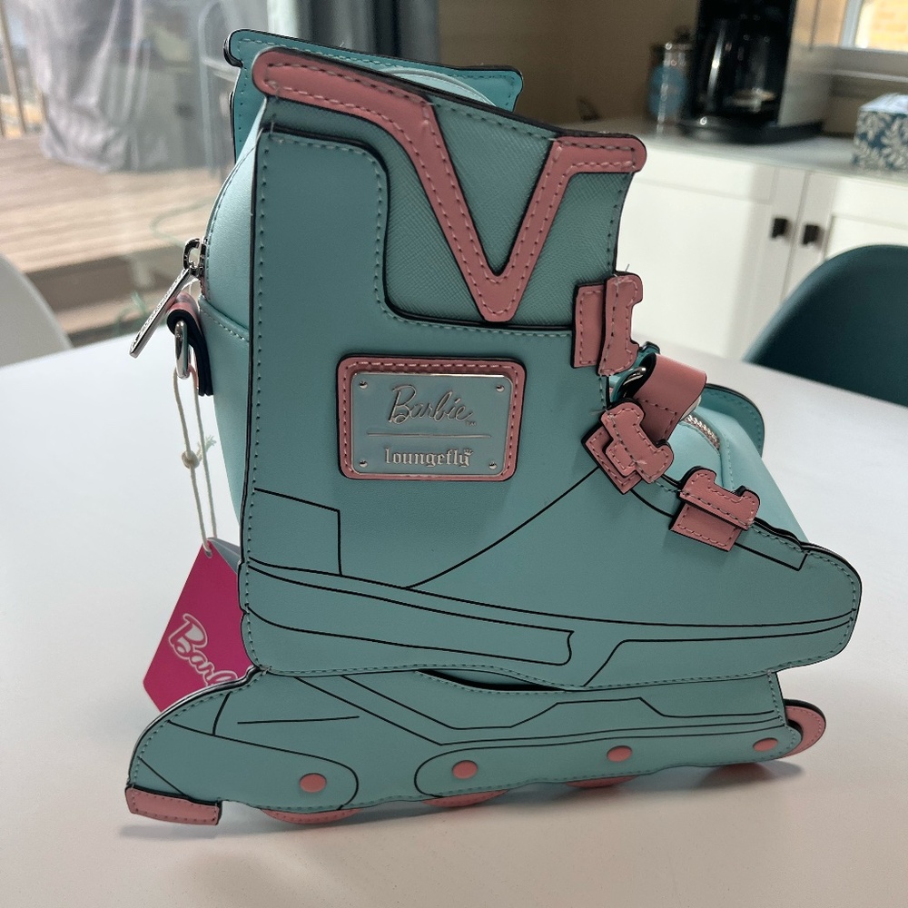 Loungefly Classic Barbie Figural Skate Crossbody Bag NEW